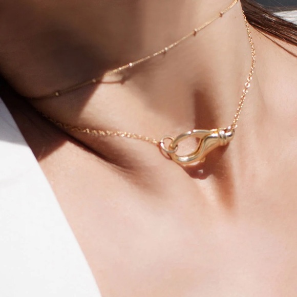 ARE YOU AM I Gold Plated Necklace - Picture 4 of 4